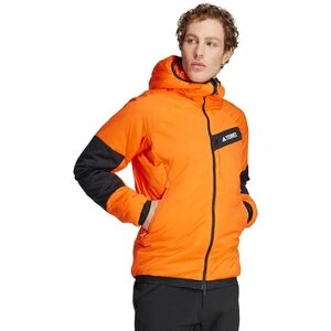 Adidas Terrex TRK Prima Hooded Waterproof Jacket Size M Orange HU1843 - NWT